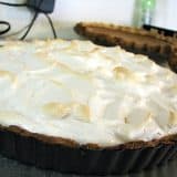 French Lemon Cream Tart with Meringue