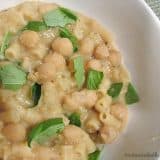 Cookbook of the Month Recipe – Pasta with Chickpeas