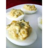 Spicy Southwestern Deviled Eggs | www.tasteandtellblog.com