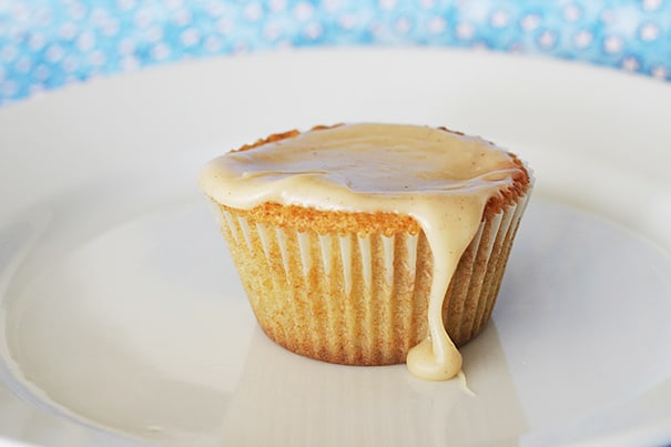 Brown Sugar Pound Cakes with Brown Butter Icing | www.tasteandtellblog.com