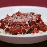 Italian Sausage and Red Sauce with Rice {Not Your Mother’s Weeknight Cooking | A Review}