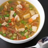 Toasted Orzo Chicken Soup