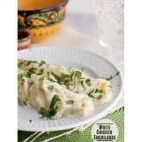 White Chicken Enchiladas | www.tasteandtellblog.com #recipe #chicken