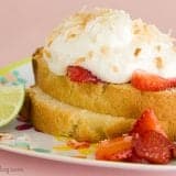 Strawberry-Lime Shortcakes with Coconut Cream | www.tasteandtellblog.com