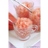 Watermelon, Ginger and Lime Granita