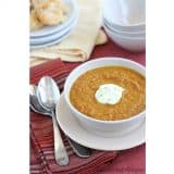 Cookbook of the Month Recipe – Spicy Carrot Ginger Soup