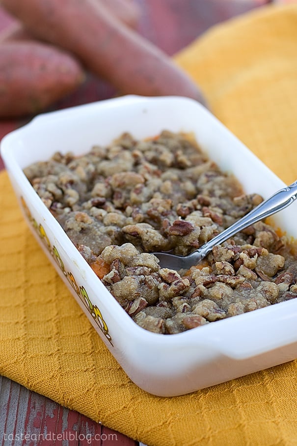 Sweet Potatoes with Bananas and Honey Taste and Tell