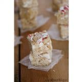Little Peppermint Crispy Rice Squares