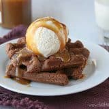 Brownie Waffles | www.tasteandtellblog.com