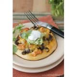Chicken and Black Bean Tostizzas