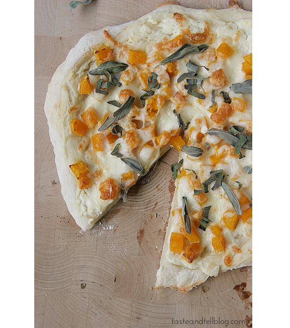 Butternut Squash and Sage Pizza | www.tasteandtellblog.com Butternut Squash and Sage Pizza | www.tasteandtellblog.com