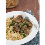 Slow Cooker Beef Stroganoff {America’s Favorite Food Review and Giveaway}