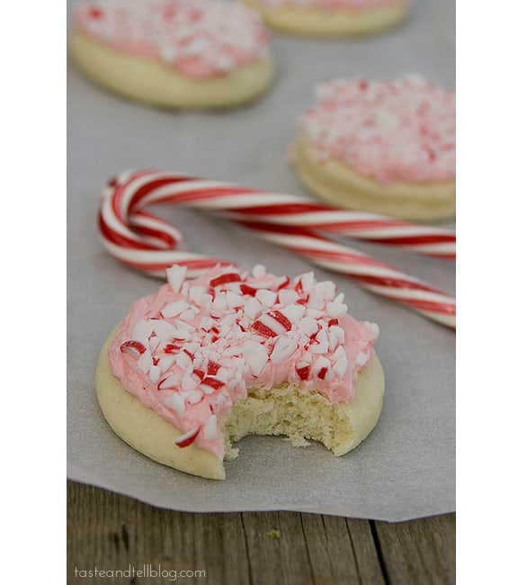Peppermint Butter Cookies | www.tasteandtellblog.com #cookie #Christmas Peppermint Butter Cookies | www.tasteandtellblog.com #cookie #Christmas