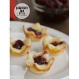 Cranberry Brie Bites | www.tasteandtellblog.com #recipe #appetizer