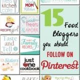 15 Food Bloggers You Should Follow on Pinterest