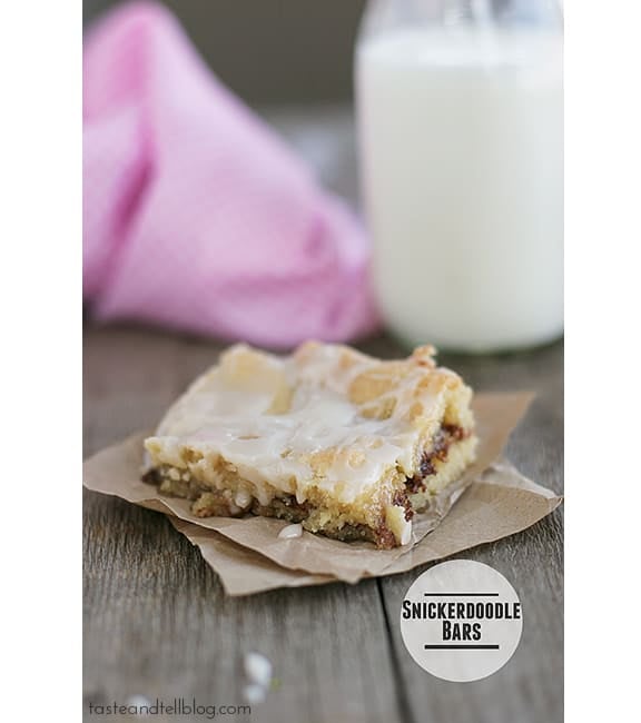 Snickerdoodle Bars