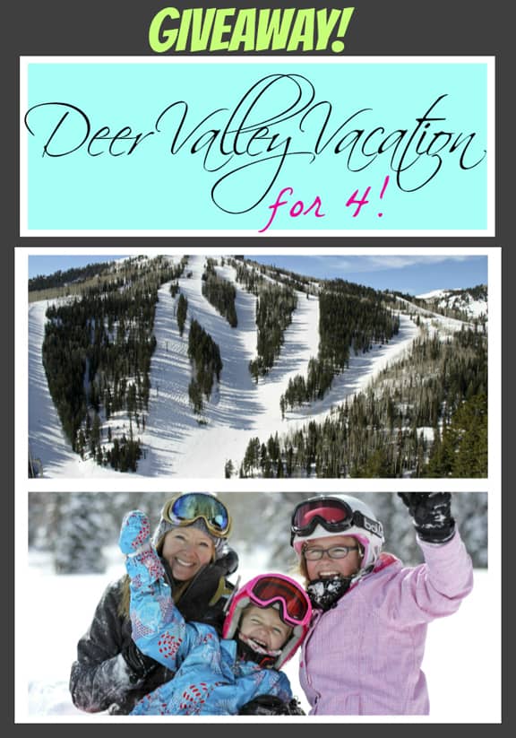 Win a Vacation to Deer Valley Resort Win a Vacation to Deer Valley Resort