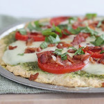 Caprese Pizza with Crispy Bacon