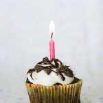 Chocolate Amaretto Cupcakes for my 4th Blog Birthday! {and a giveaway!}