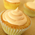 Cupcakes with Orange Cream Cheese Frosting