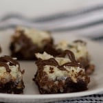 Merry Christmas! Almond Macaroon Brownie Bars