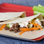 Buffalo-Style Beef Tacos