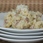 Cookbook of the Month Recipe – Risotto with Prosciutto, Butter, and Parmigiano