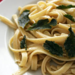 Cookbook of the Month Recipe – Brown Butter and Sage Fettuccine