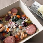 Cookbook of the Month Recipe – Slow-Cook Tuscan Sausage and Bean Soup