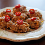 Cookbook of the Month Recipe – Tiny Sausage-Tomato Bites