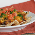 Quick Chicken Enchilada Nachos