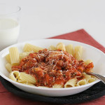 Rigatoni with Cheesy-Tomato Sausage Sauce