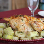 Cookbook of the Month Recipe – Roast Dill-Scented Chicken with Leeks and Potatoes