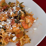Cookbook of the Month Recipe – Shrimp with Orzo and Tomato