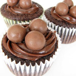 Chocolate Malted Cupcakes