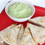 Chorizo and Shrimp Quesadillas with Smoky Guacamole
