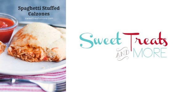 Spaghetti Stuffed Calzones from Sweet Treats and More