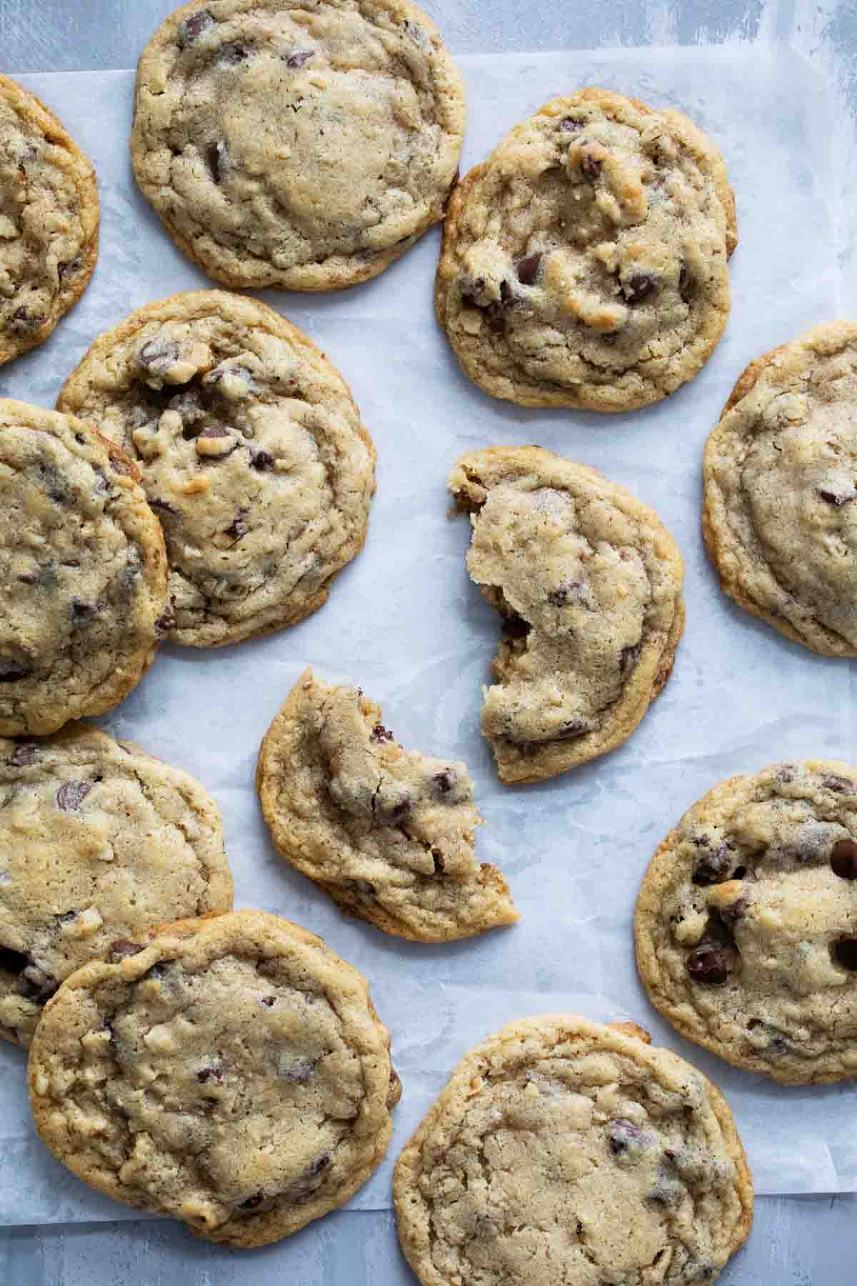 Doubletree Cookies with one broken in half