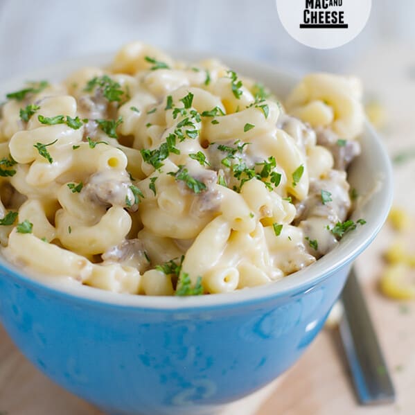Stovetop Sausage Mac and Cheese on Taste and Tell