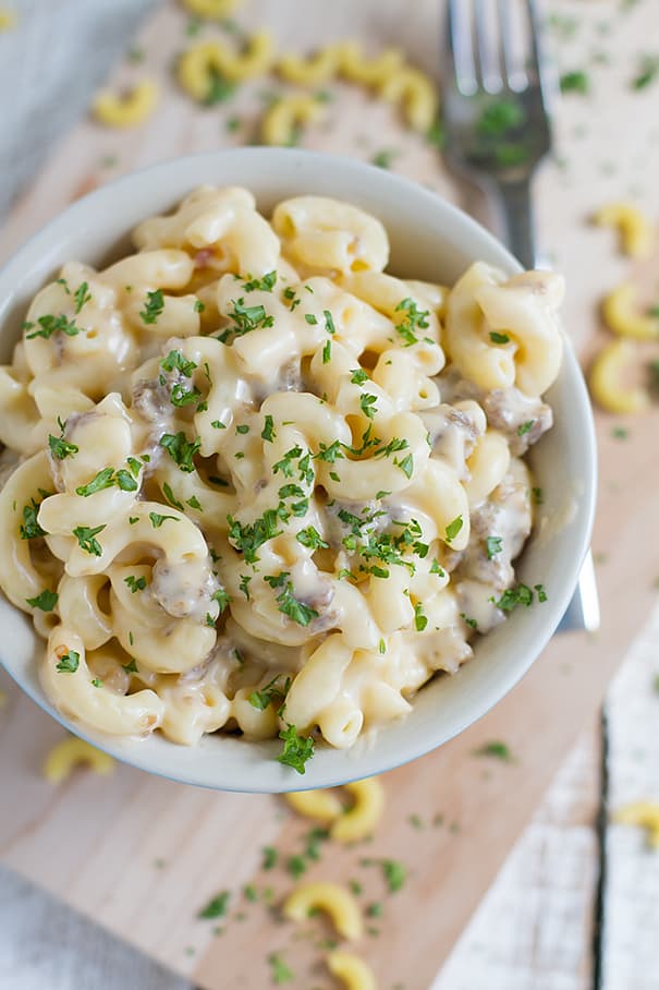 Stovetop Sausage Mac and Cheese