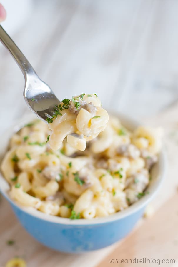 Stovetop Sausage Mac and Cheese