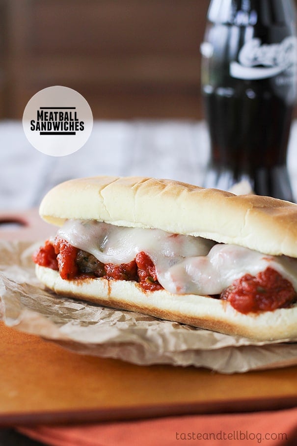 Meatball Sandwiches on Taste and Tell