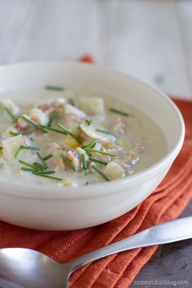 Vegetable and Clam Chowder - Taste and Tell