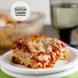 American Lasagna from www.tasteandtellblog.com