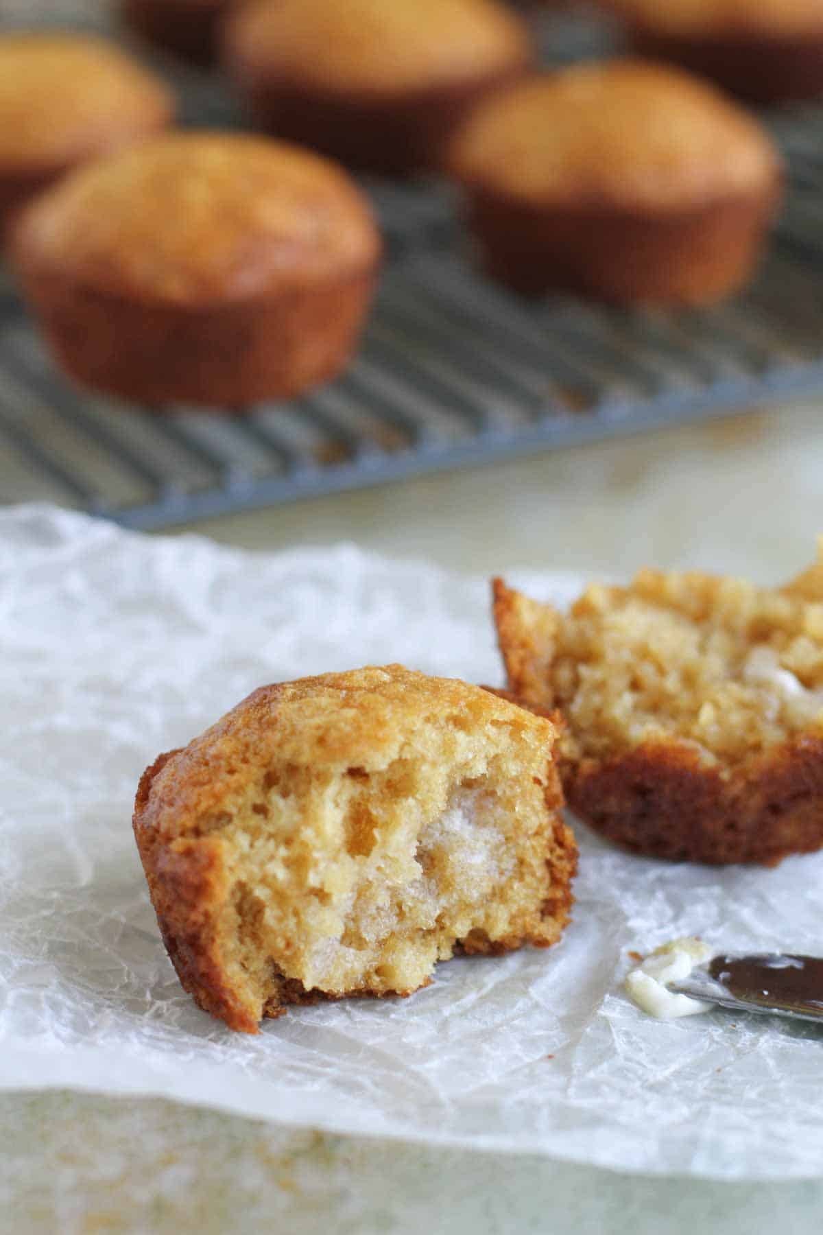 Texture of Brown Sugar Muffins