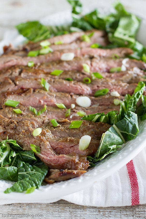 Korean Barbecue Flank Steak Recipe