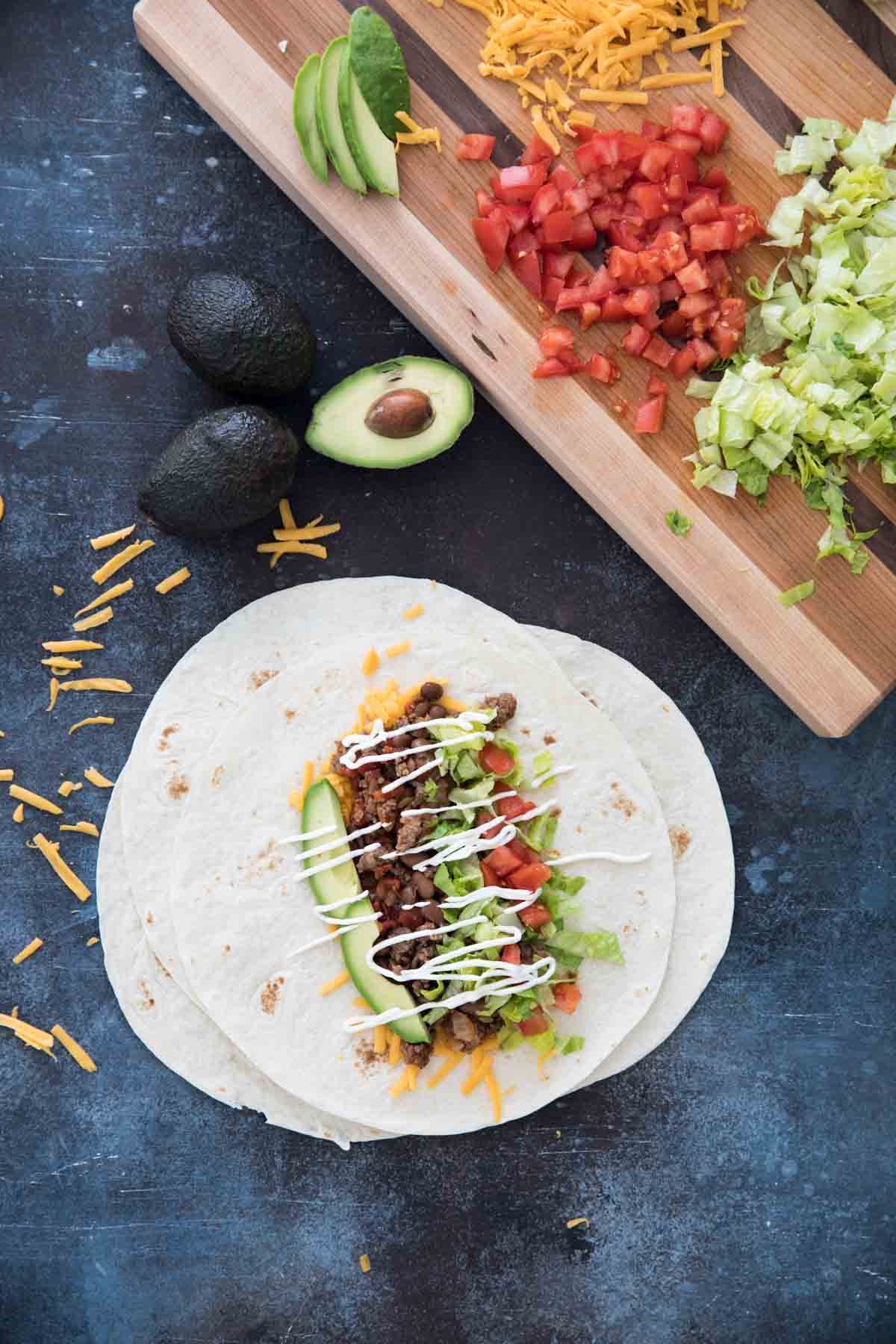 Beef Burrito Recipe with Beans and Sausage