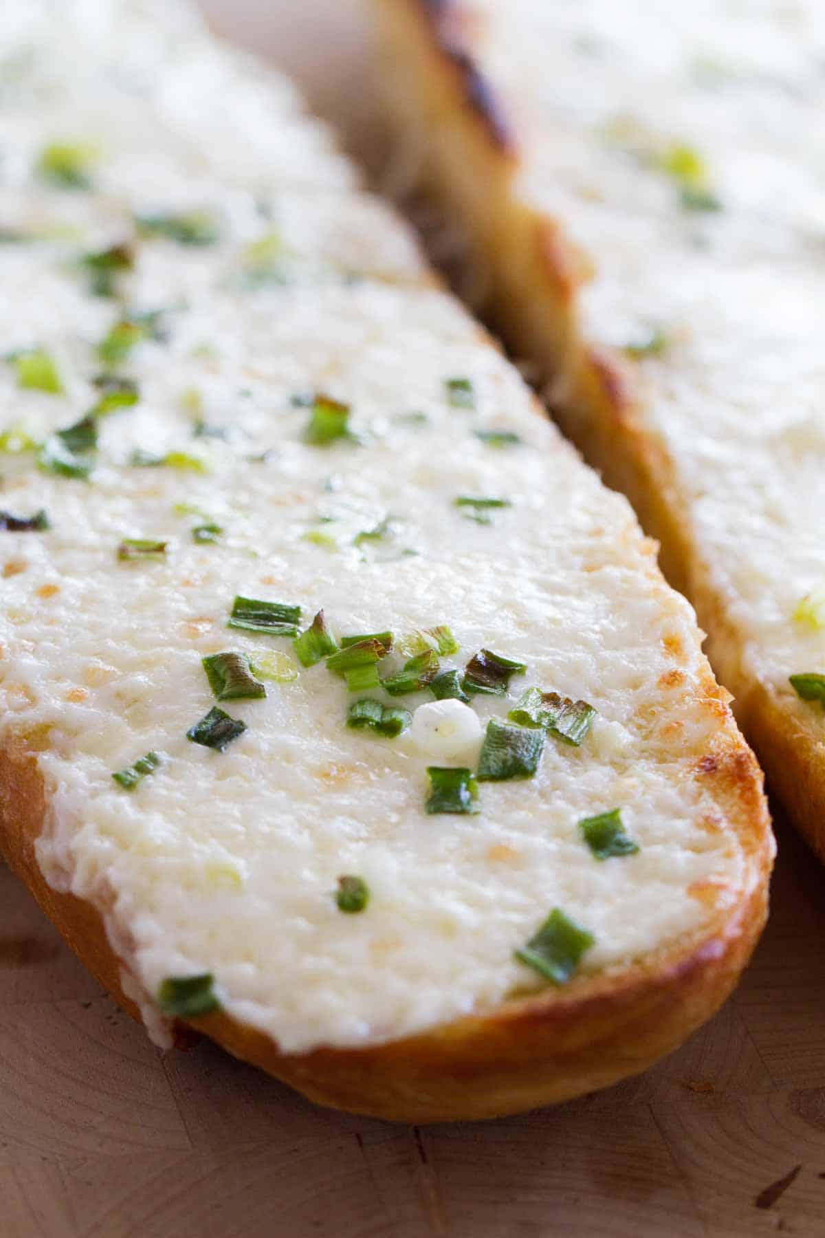 Garlic Bread with lots of cheese