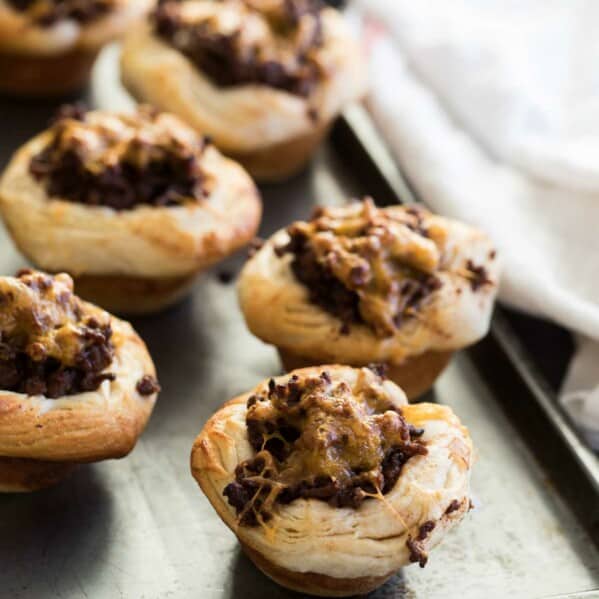 Easy BBQ Beef Biscuit Cups