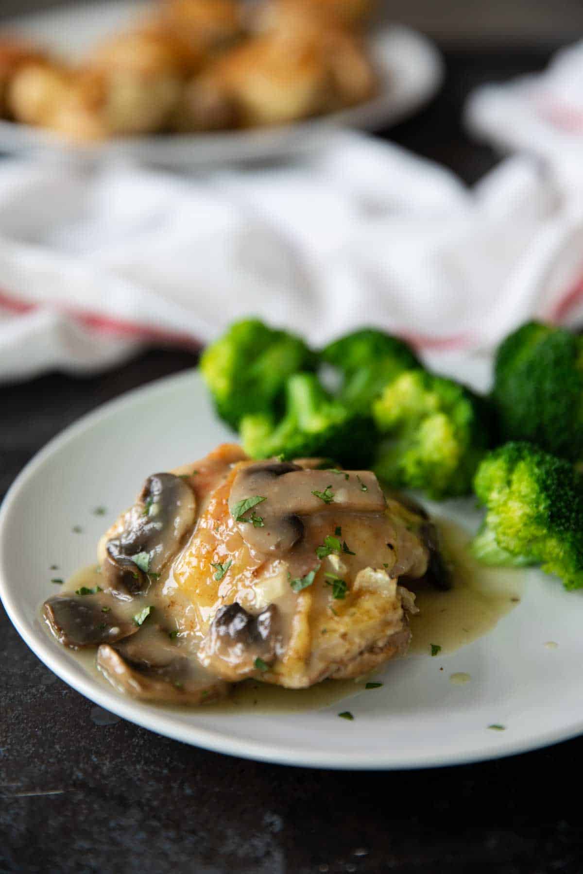 Chicken Supreme with mushroom sauce